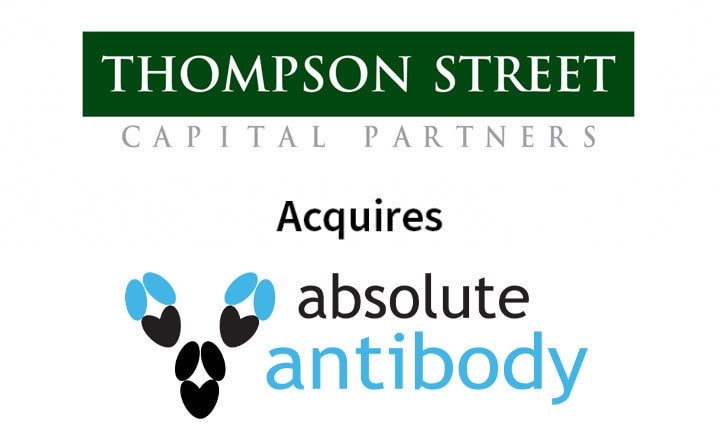 Thompson Street Capital Partners Acquires Absolute Antibody Ltd.